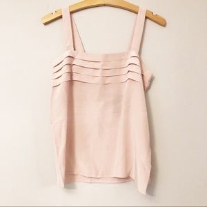 NWT Madeleine Powder Pink Silk Tank